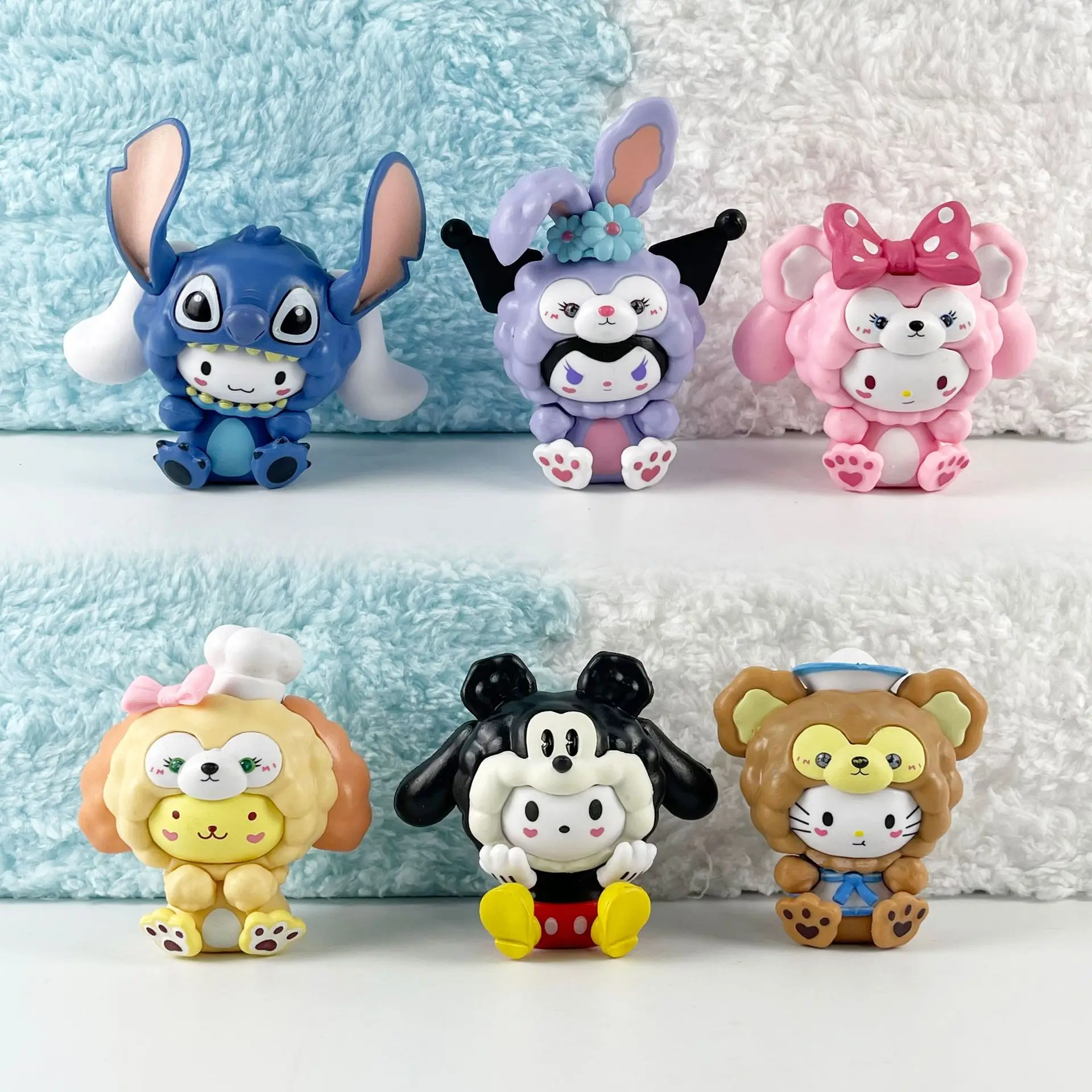 

Фигурки героев аниме Sanrio, 7,5-10 см, 6 шт.