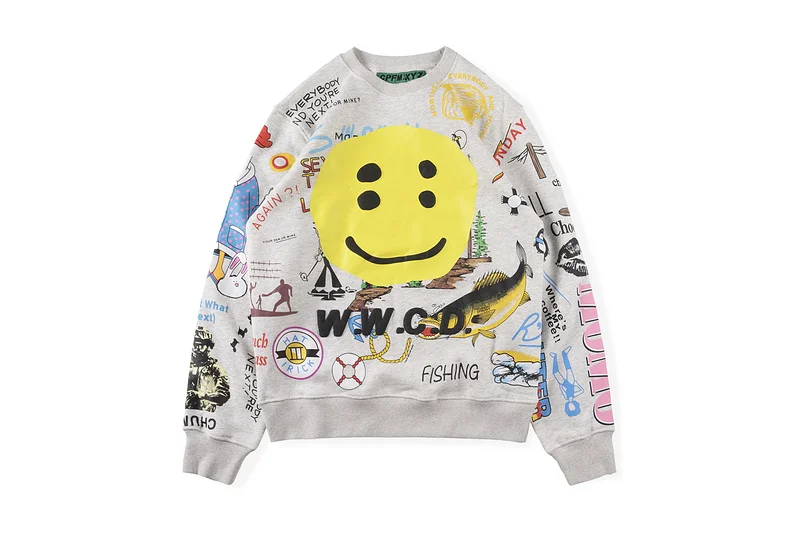

1:1 Version CPFM.XYZ W.W.C.D.kanye west sweatshirt Men Women Couple pullover High Street Hip Hop Casual Oversize Hoodie