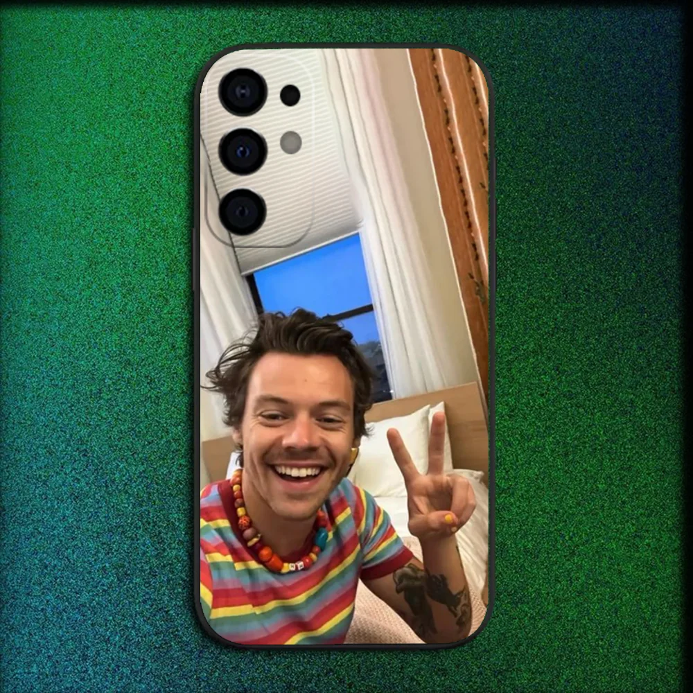Чехол для телефона Singer H-Harry Styles Samsung S25 S24 S21 S22 S23 S30 Ultra S20 Plus Fe Lite Note 10 9 5G черный чехол
