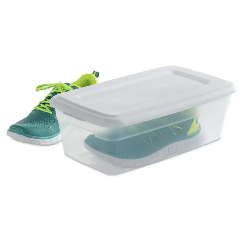 

Qt. Storage Box Plastic, White, Set of 36