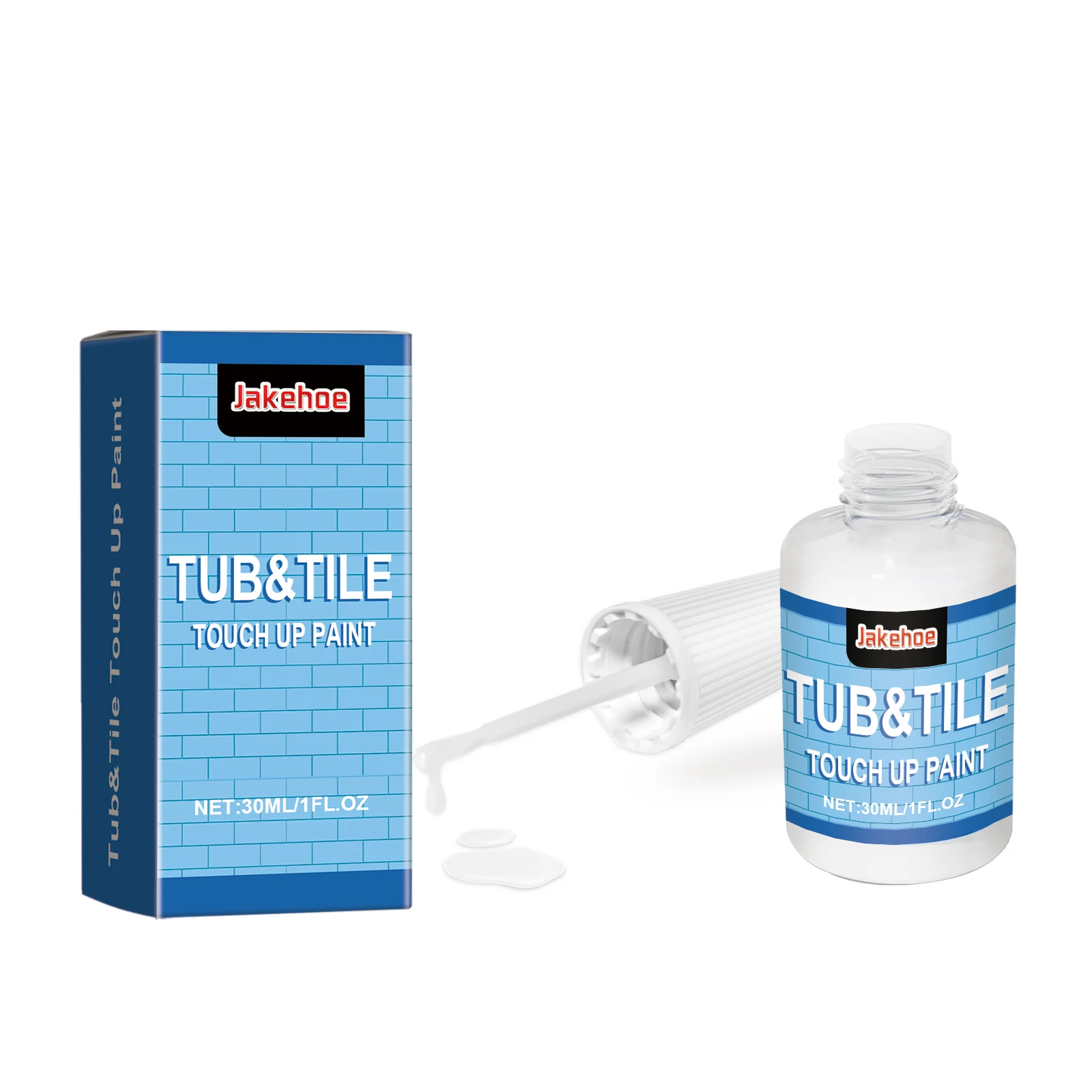 

30 мл/коробка Краска для ремонта плитки для домашнего использования - для плитки, мраморных ванн, раковин, туалетов и керамики - водонепроницаемая и износостойкая - устойчивая