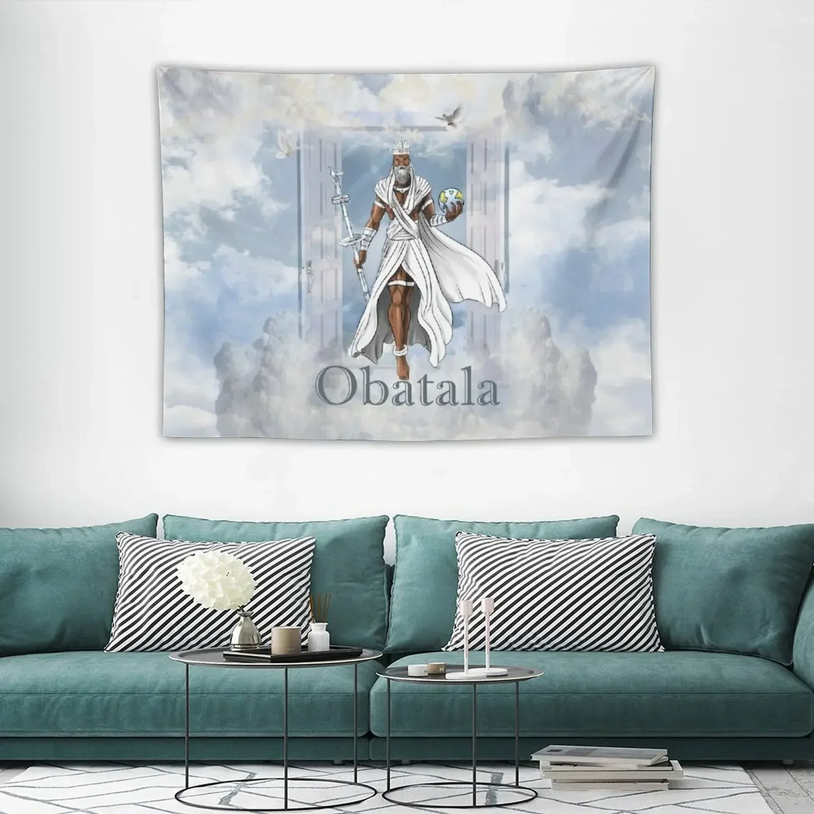 Obatala Бог творчества и мудрости в гобелере йорба пантеона аксессуары для
