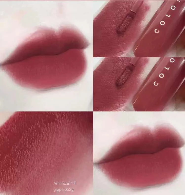 Бесплатная доставка лак для губ Colorrose бархатная матовая недорогая помада грязный