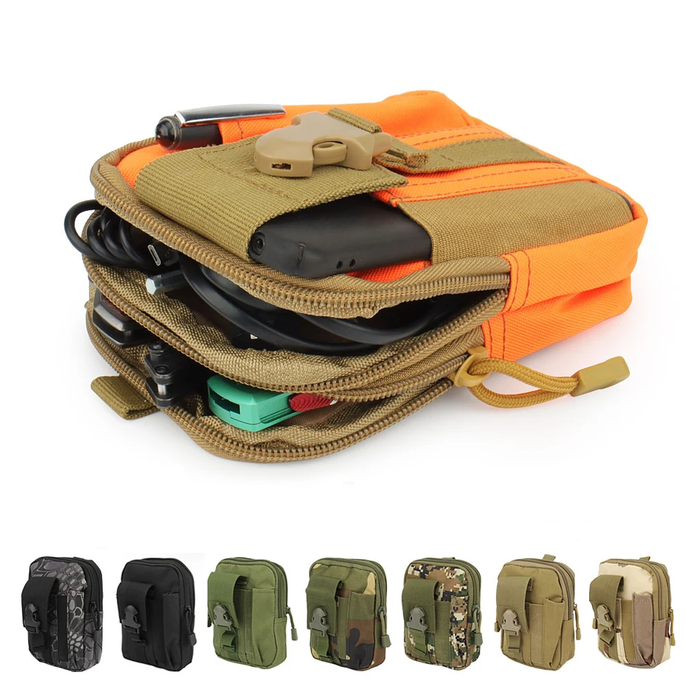 

Men Outdoor Waist Bag Tactical Pouch Belt Small Pocket Military Running Travel Camping EDC Tool Bags belt bag