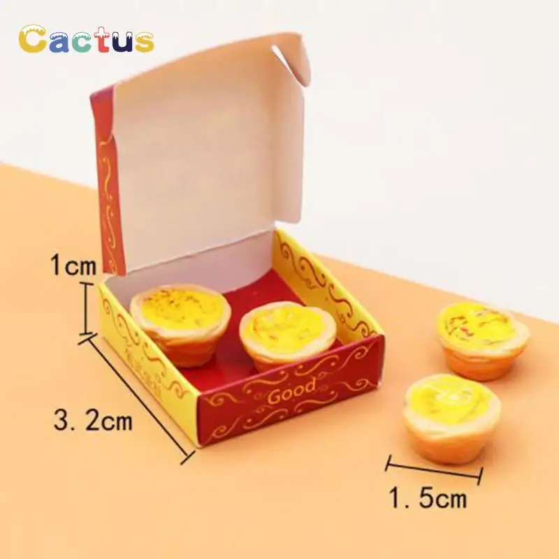 

2 компл./Лот Симпатичные Мини 1/12 масштаб 8 шт. португальские яйца Tart с коробкой кукольный домик миниатюрные продукты игрушки аксессуары