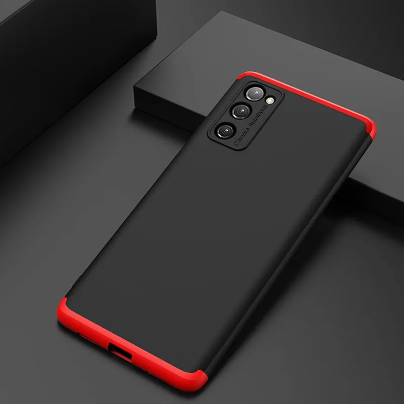 Чехол для Samsung S20 FE G781B G781F Матовый Жесткий чехол с полной защитой на 360 градусов