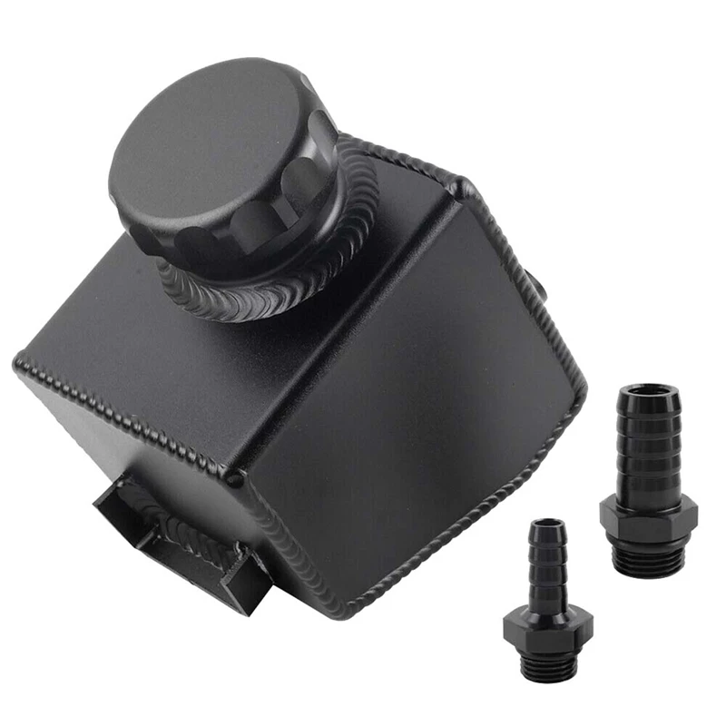 

1 Piece Power Steering Pump Fluid Reservoir Tank Polished Aluminum Alloy Black For V6 V8 VT VX VU VY VZ VE LS1 LS2