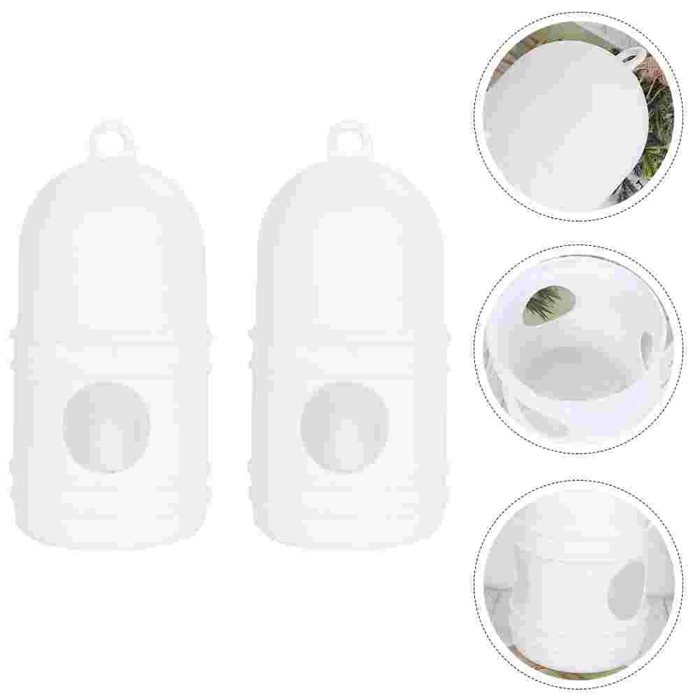 

2Pcs Pigeon Birds Feeder Poultry Waterer Poultry Fount Fountain Feeder Parrots Cage Accessories Birds Dispenser