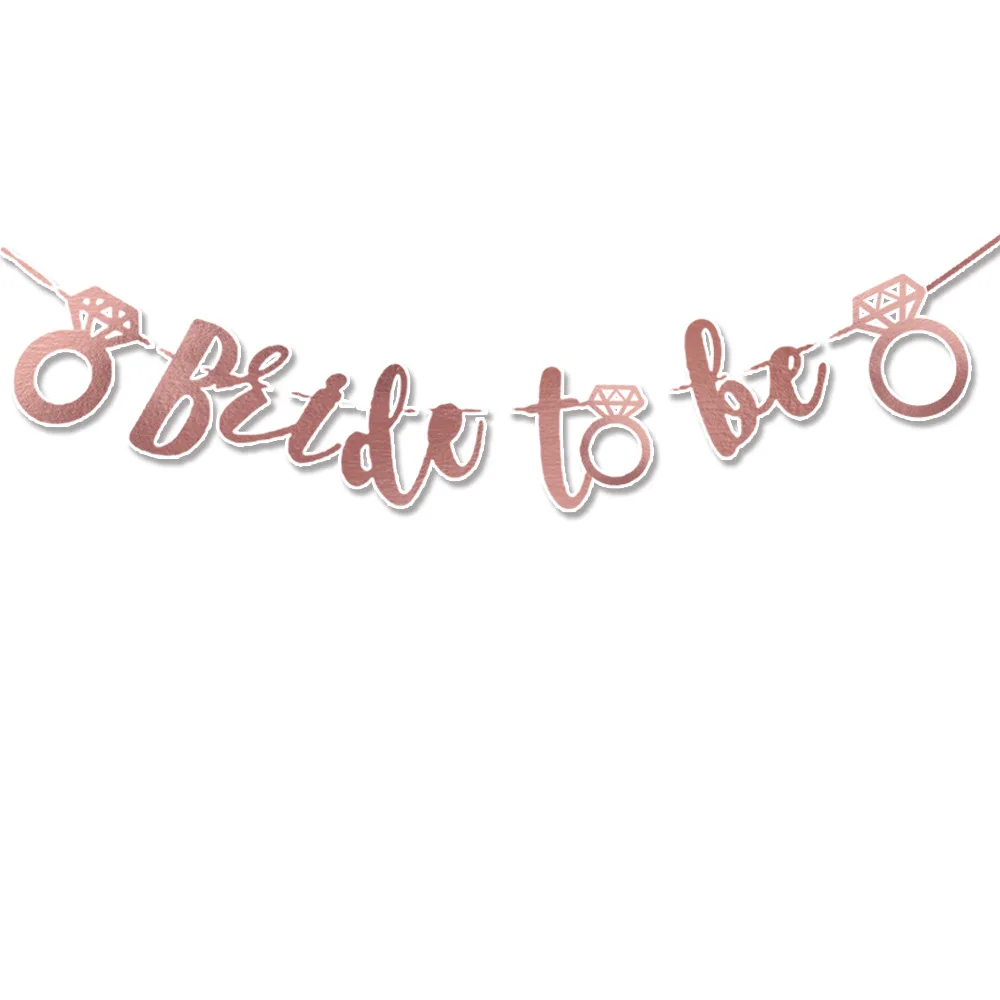 

Блестящий баннер "Bride To Be"