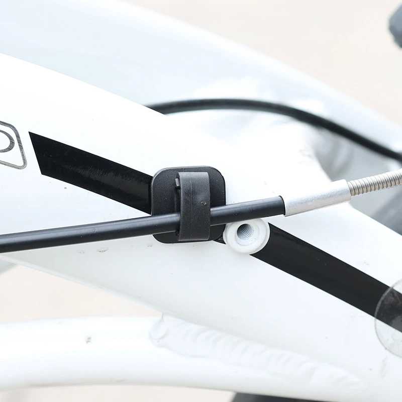 

Mountain Bike Brake/Shift Cable Tube Buckle EIEIO 10 Pcs Plastic Thread Passing Buckles Bicycle Parts