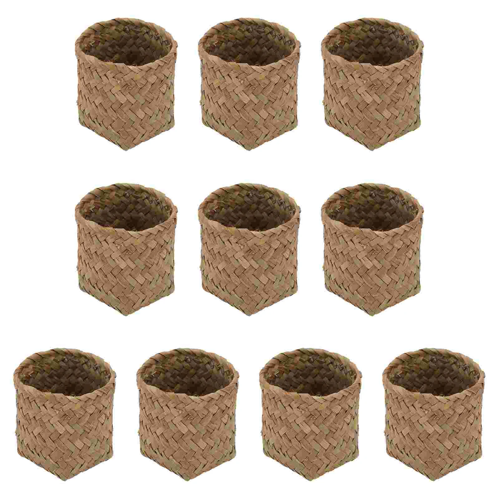 

Basket Mini Box Candy Baskets Wedding Woven Storage Boxes Case Gift Flower Rattan Holder Seagrass Party Wicker Chocolate