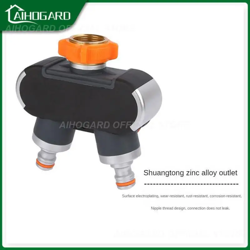 

Double-pass Shut Off Water Valves Removable Agricultural Garden Watering Sprinkler Garden Water Pipe Fittings Distributor New