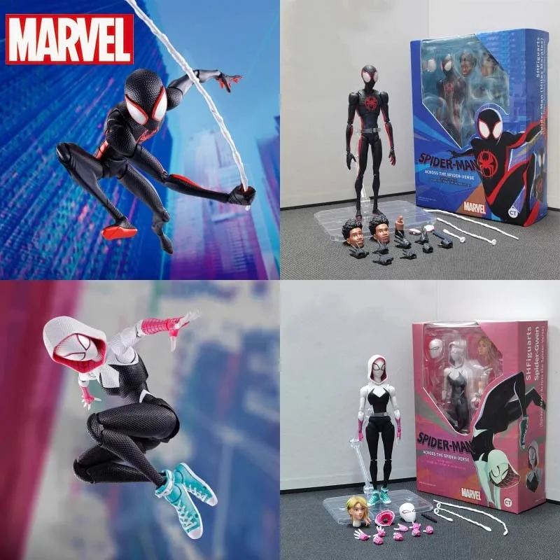 [В наличии] Ct Toys Spiderman 2099 Miles Morales Shf Mafex Agent Venom Amazing Yamaguchi Spider-Man Аниме Фигурка