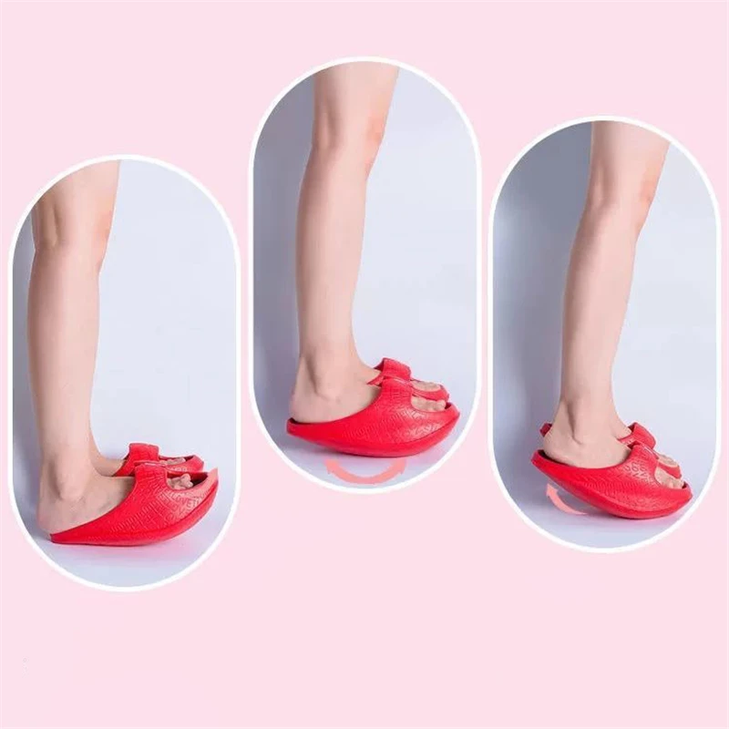 Fashion Trend Women Weight Loss Swing Shoes Gym Sports Fitness Slippers Ladies Foot Massager Body Slimming Legs Shaping Sneakers