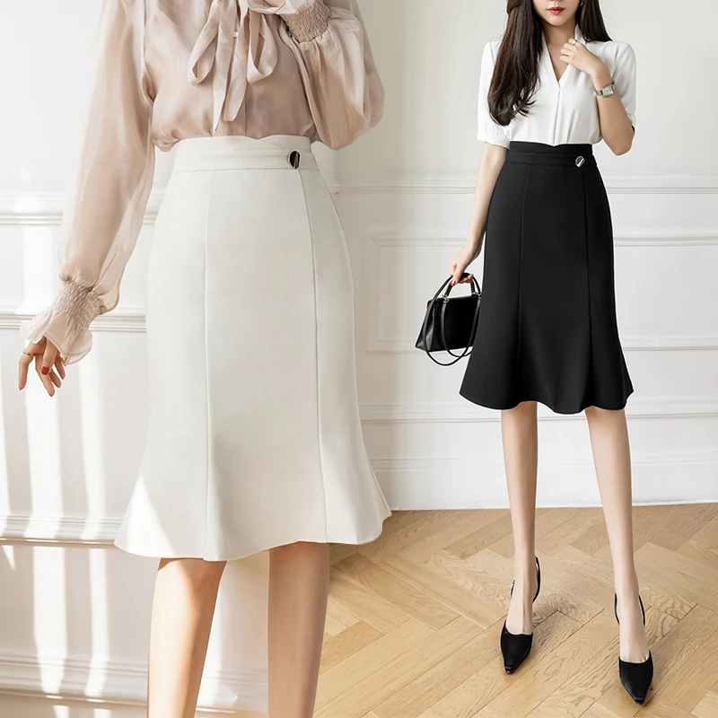 

Niche Lady High Waist Skirt 2022 New Commuter Cover Ruffled Skirt
