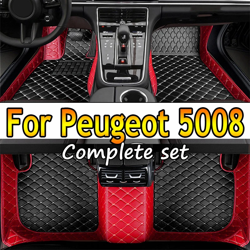 

Автомобильные коврики для Peugeot 5008, 7 сидений, 2017, 2018, 2019, 2020, 2021