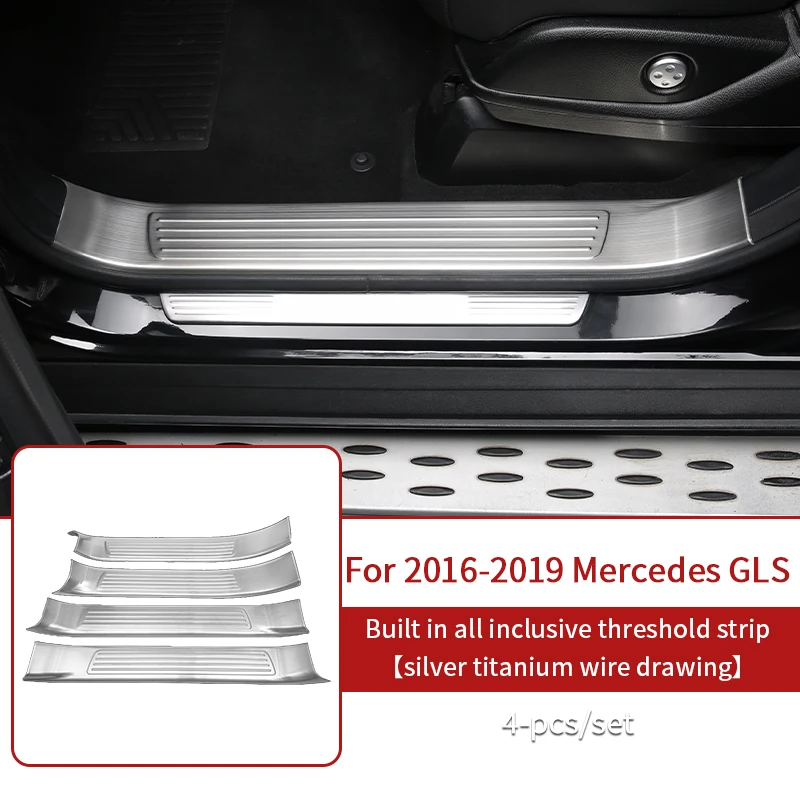 

Отделка для Mercedes Benz GLE W166 350d GLE coupe C292 amg GLE Mercedes gls x166 gl 450 мл 350 накладка на педаль «Добро пожаловать» Аксессуары