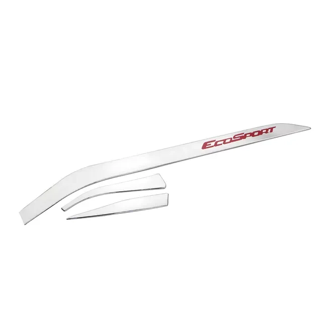 

Abs Chrome Silver Car Glove Box Decoration Trim Storage Box Stickers for Ford Ecosport 2013 - 2017 Accessories