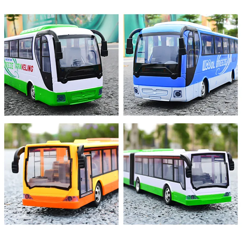 

Children Electric Double Remote Control Car Simulation Bus Large Bus Wireless Remote Control Rechargeable Boys Toys