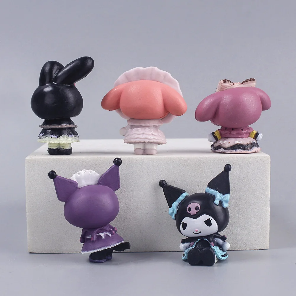 Фото 5 шт./набор, кукла Sanrio фигурен, 4 см №3