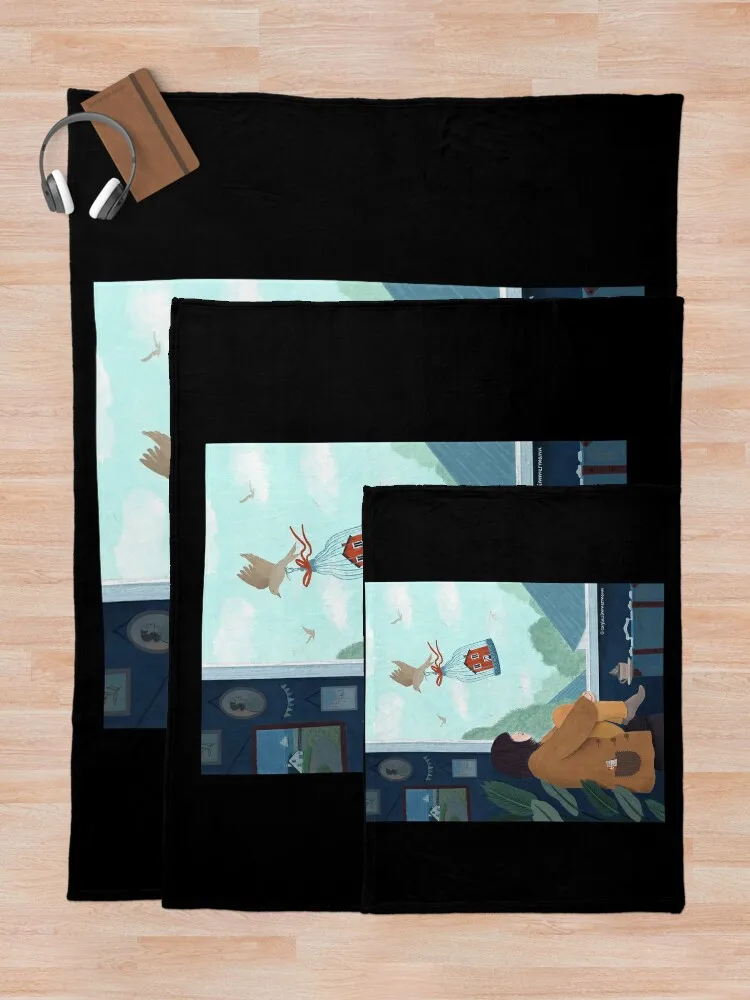 Де дом для экспат. Декоративное одеяло. Лохматое одеяло в стиле манга.