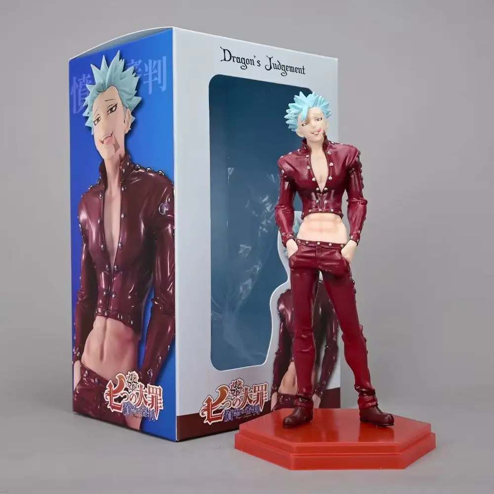 

21cm The Seven Deadly Sins Ban Anime Figure Dragon's Judgement Meliodas Action Figure Adult Collectible Model Toys