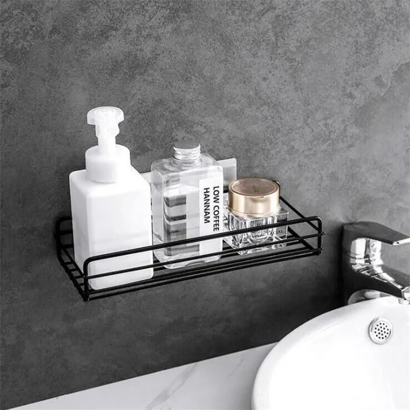 

Multi-functional Wrought Iron Bathroom Rack Toilet Punch-free Toilet Toiletries Wall-mounted Storage Rack Bathroom Accessories