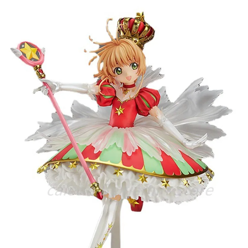 

Anime Sakura Kinomoto Sakura Daidouji Tomoyo 15th Anniversary Anime Girl PVC Action Figures Toys Cardcaptor