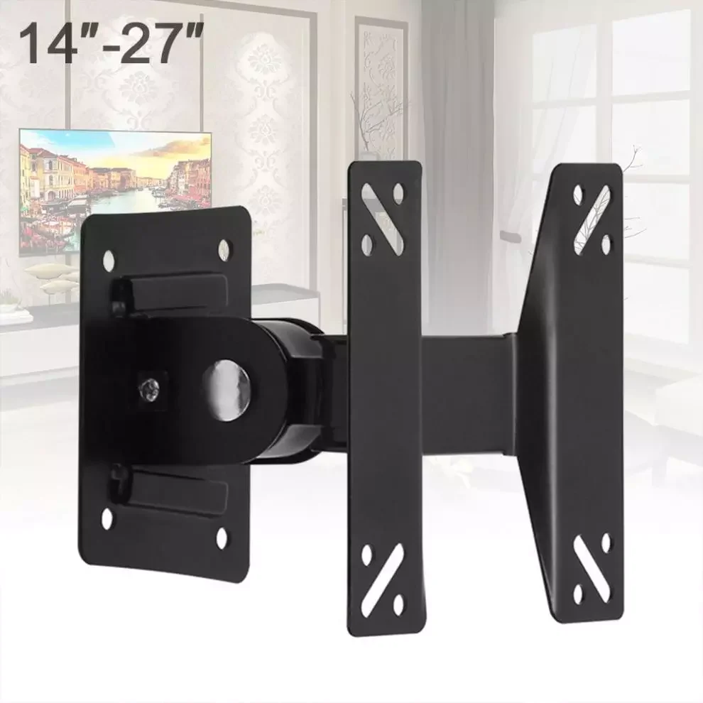 

Universal F01 Adjustable 10KG TV Wall Mount Bracket Support 180 Degree Rotation for 14 - 27 Inch LCD LED Flat Panel TV