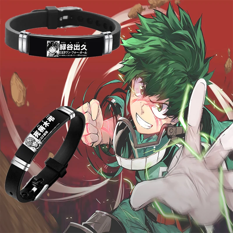Новый анимационный браслет моя геройская Академия модный Midoriya Izuku Bakugou Katsuki