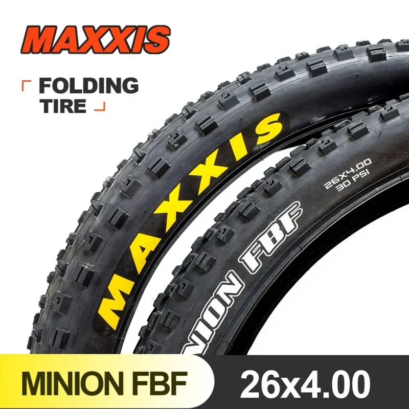 Фото MAXXIS 26 Minion FBF FBR 26*4,0 26*4,8 Складная шина для горного велосипеда MTB для пробного велосипеда Fat Bike Plus Шина с низкой катящейся частью велосипеда №1