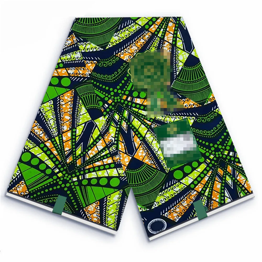 Оригинальная ткань из Анкары 100% хлопок африканская восковая стандартная