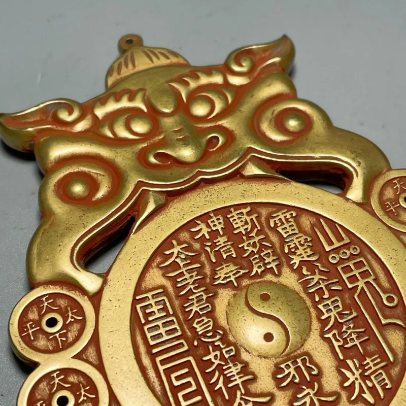 Зеркальная Подвеска из чистой меди с призраком Cinnabar восемь диаграмм подвеска