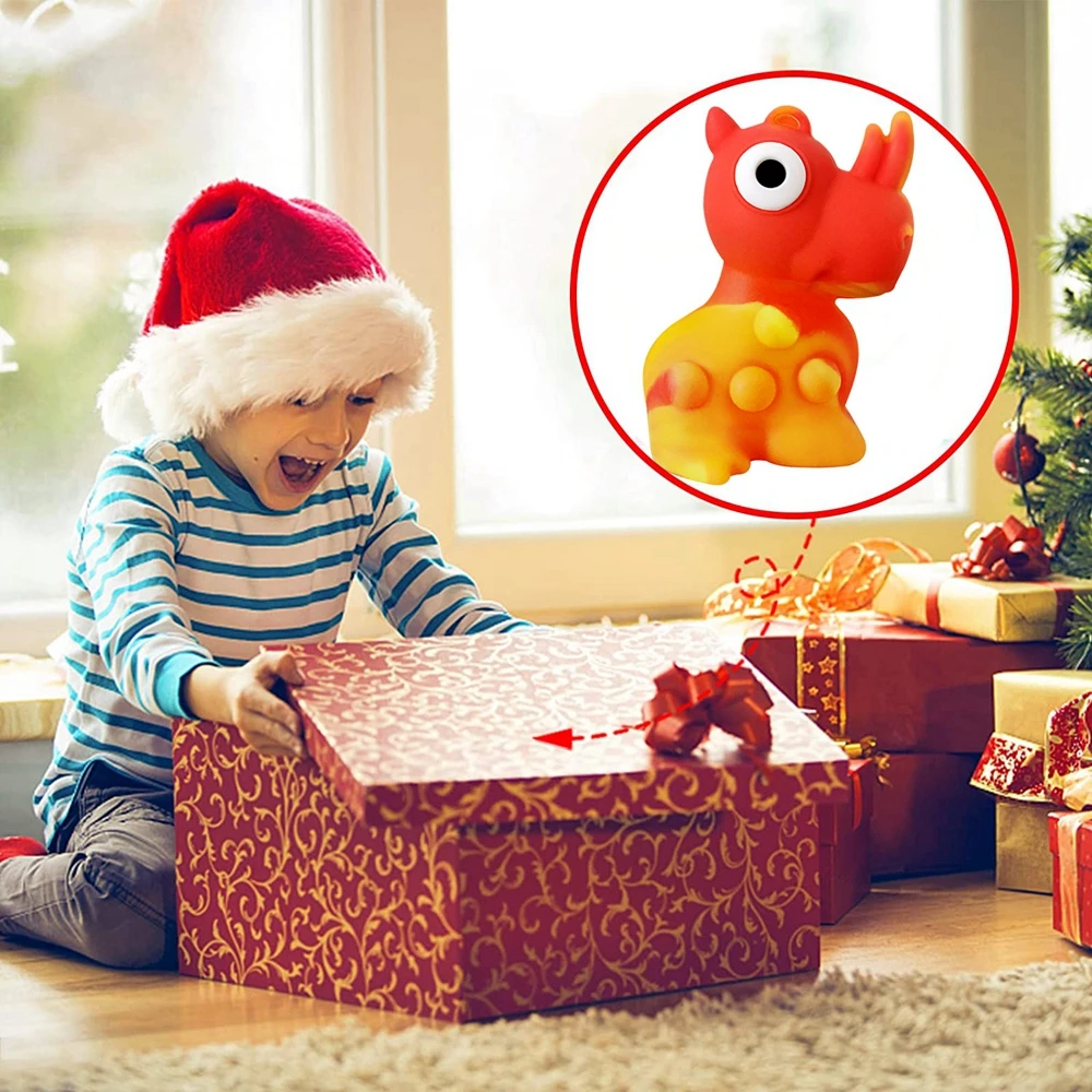 3D Рино подтягивает стресс сенсорные шарики сжимаемые пузырьки дешевые упаковки