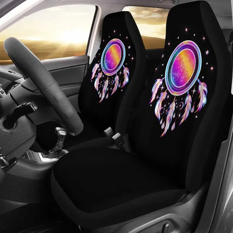 

Car Seat Cover, Dreamcatcher Black, Hippie Spiritual, Car Accessories, Car Covers, Seat Covers, Multi Colored,