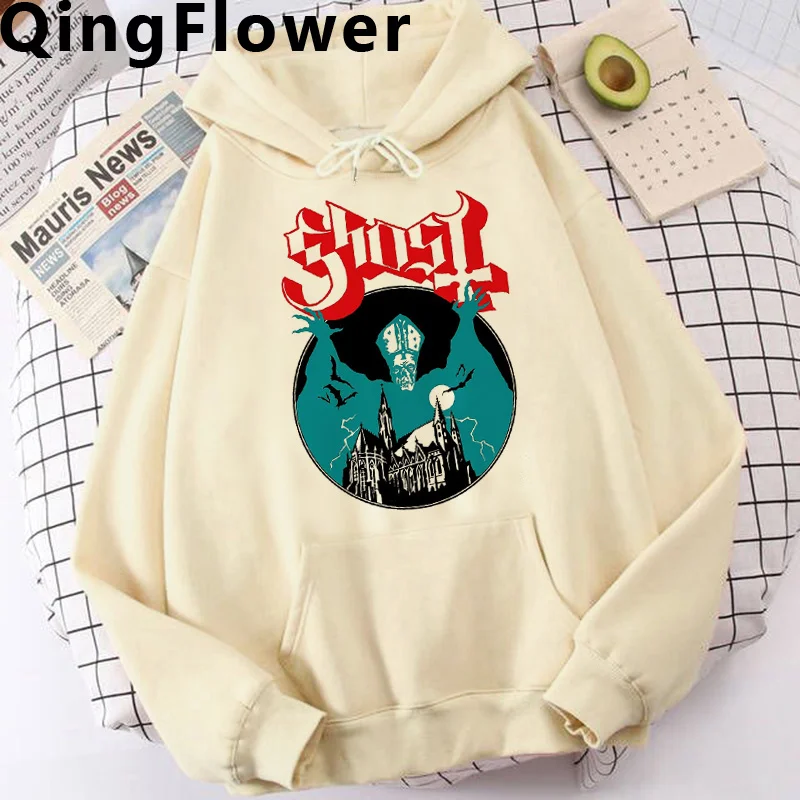

ghost hoodies male printed manga y2k aesthetic men clothing Ulzzang