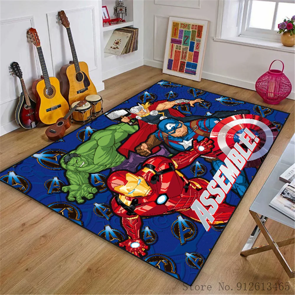 

Disney Spiderman Children Welcome Floor Mats Baby Play Mat Printed Bathroom Kitchen Carpets Doormats For Living Room Kids Rugs