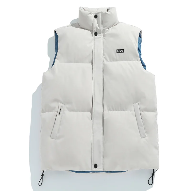 Vest Cotton Clothing Women's Clothing 2022 Winter New Bread Coat Cotton Jacket Simple Multifunctional Stand Collar Cotton Jacket