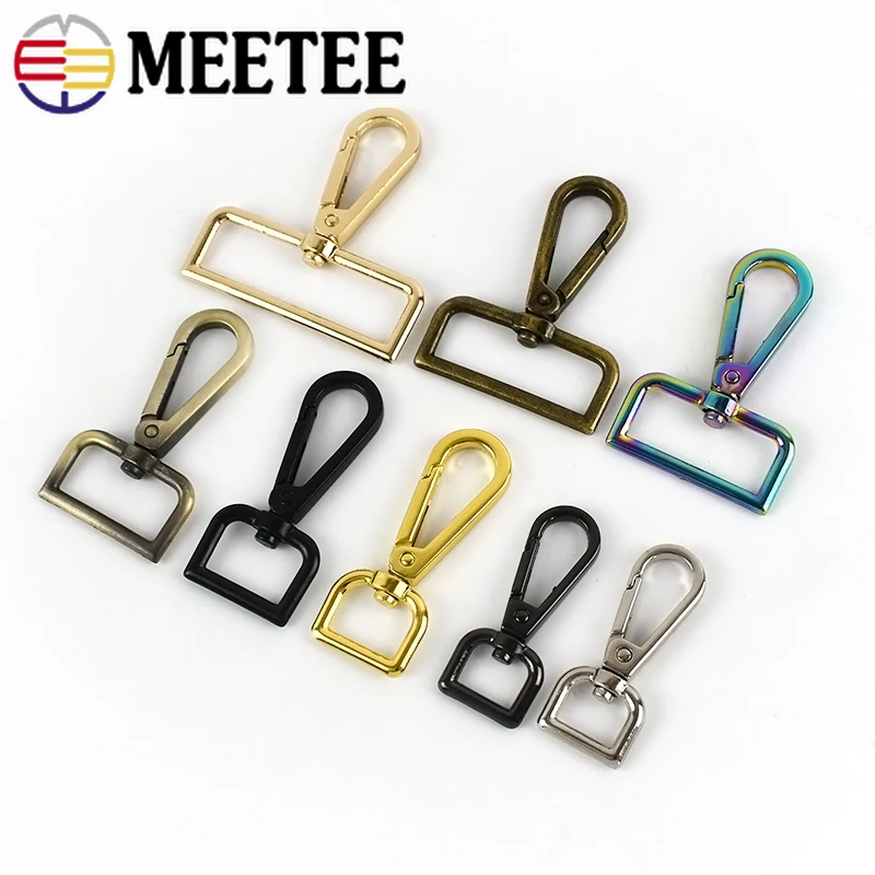 10Pcs 20-50mm Bag Metal Buckles Dog Collar Luggage Hanger Lobster Clasps Swivel Trigger Clips Snap Hook DIY Craft Accessories | Дом и сад
