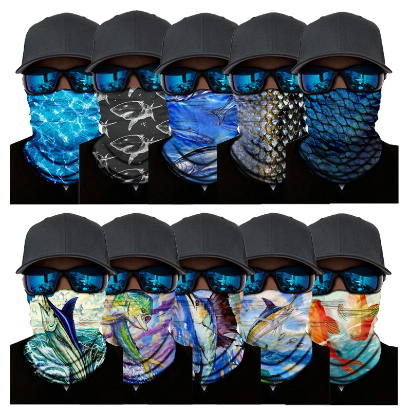 Бандана для занятий спортом на открытом воздухе шарф с защитой от УФ-лучей