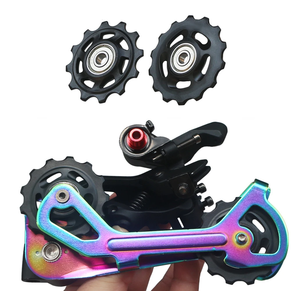 

Jockey Wheel Crankset Mtb Parts Black For 9-11 Speed Crank Arms For Bicycle 12/14T Risk Bicycles Mountain Bike Accessories