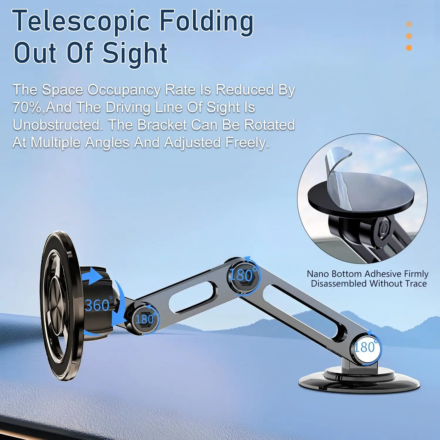 Совместимый С MagSafe Металлический Сильный Магнитный Автомобильный Держатель Для