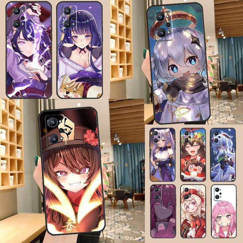 Горячая Распродажа! Genshin Impact Game для Realme C55 C35 C33 C31 C30 C25 C21Y C15 C11 GT Neo 5 3 2 Realme 9 10 11 Pro Plus чехол