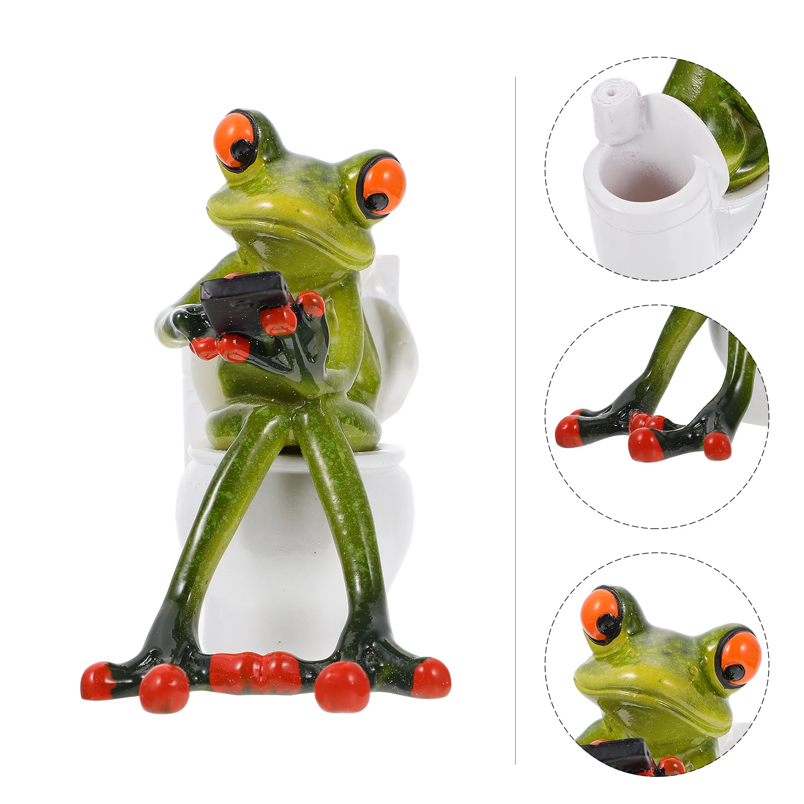 

1Pc Resin Frogs Desktop Ornament Resin Frogs Statue Resin Frogs Ornament Resin Frogs Statue Craft
