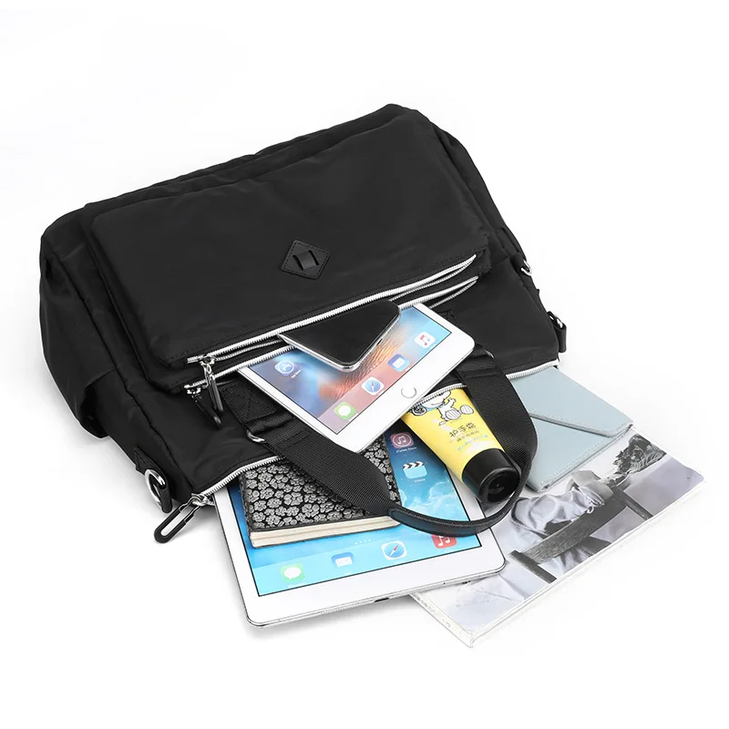 Women's Messenger Bags Waterproof Nylon Shoulder Totes High Quality Large Handbag Female Travel Crossbody Bags Top-handle Bag