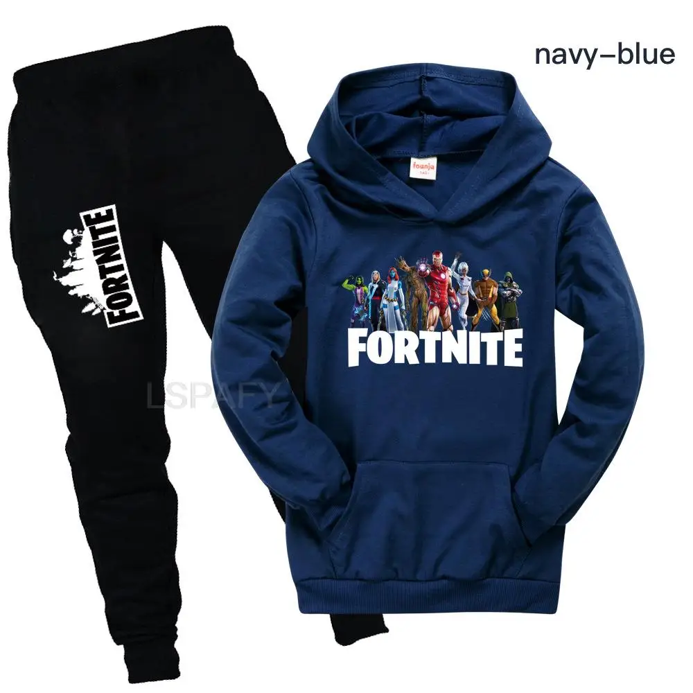 2 шт./комплект детский спортивный свитшот с капюшоном и штаны | Багаж сумки