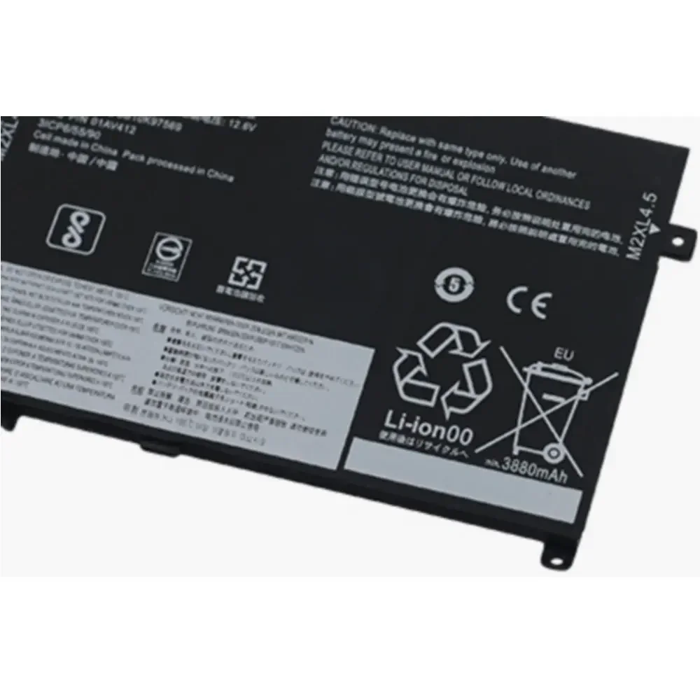 4050 мАч Новый аккумулятор для ноутбука Lenovo Thinkpad E470 E470C E475 01AV413 01AV412