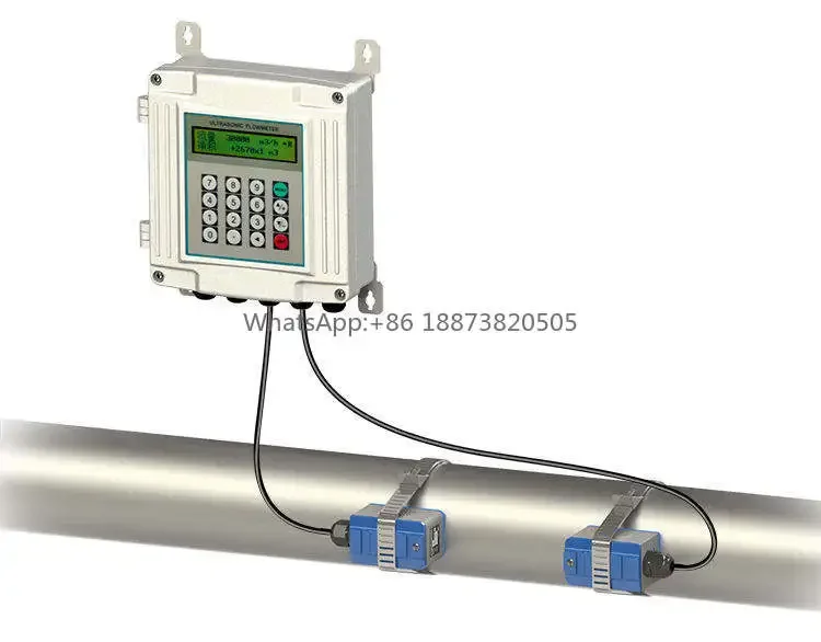 Мощный ультразвуковой расходомер Dn15 ~ Dn6000 мм мобильный Ультразвуковой