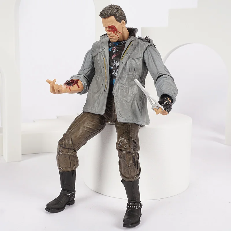 Экшн-фигурка NECA The Terminator Schwarzenegger Коллекционная модель из ПВХ | Игрушки и хобби