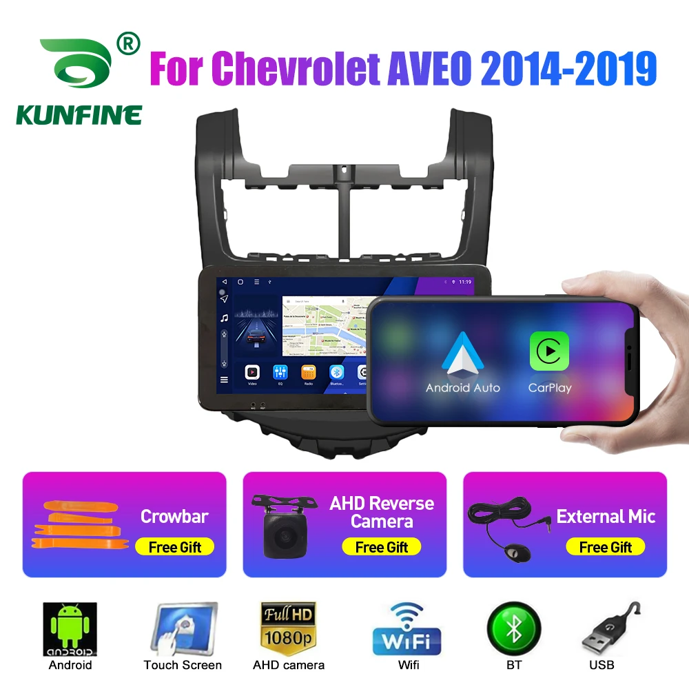 

Автомобильный радиоприемник 10,33 дюйма для Chevrolet AVEO 2014-19 2Din Android Восьмиядерный автомобильный стерео DVD GPS-навигатор плеер QLED экран Carplay